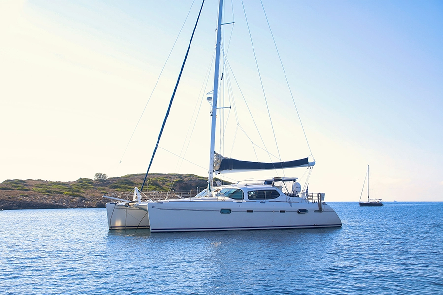 Catamaran vue de côté